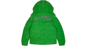 Trapstar Irongate Detachable Hooded Puffer Jacket Green