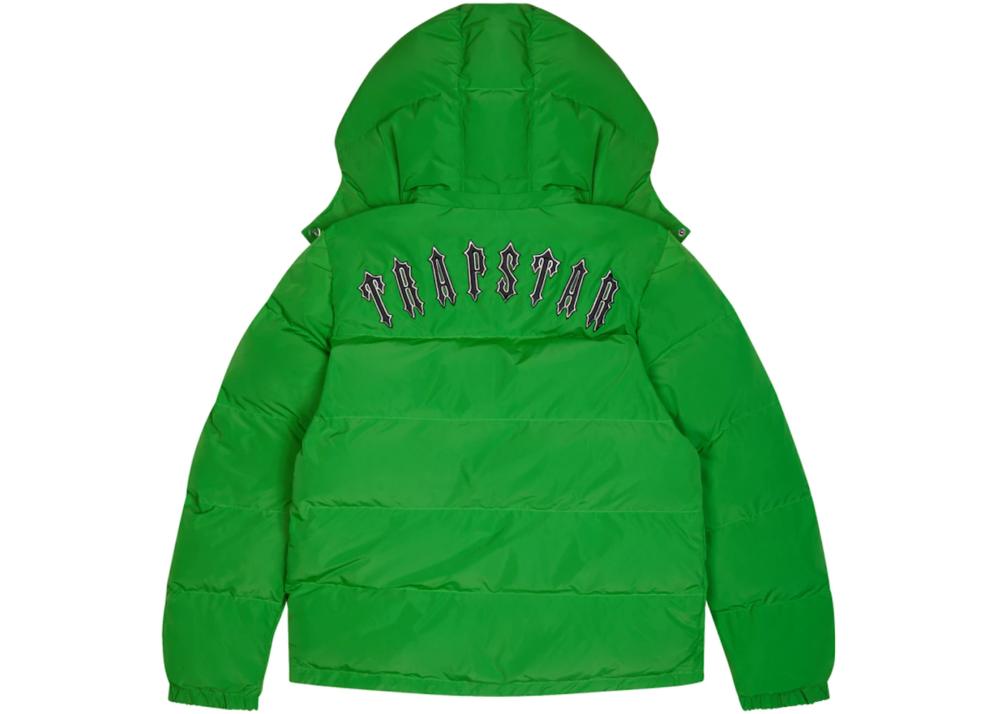Trapstar Irongate Detachable Hooded Puffer Jacket Green Hombre