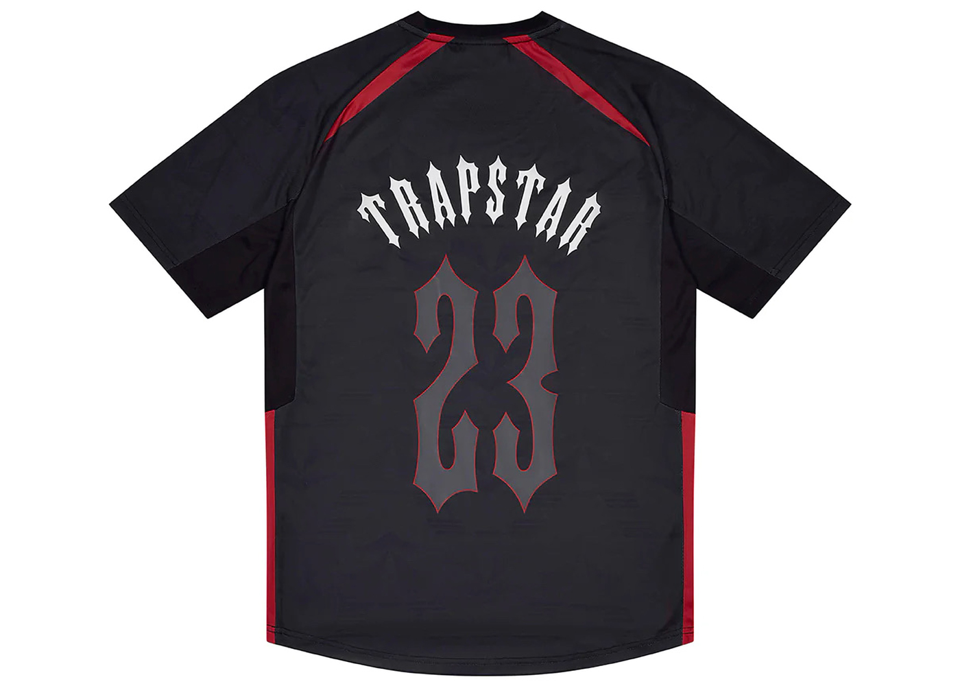 Trapstar Irongate Football Jersey Black/Red メンズ - FW23 - JP