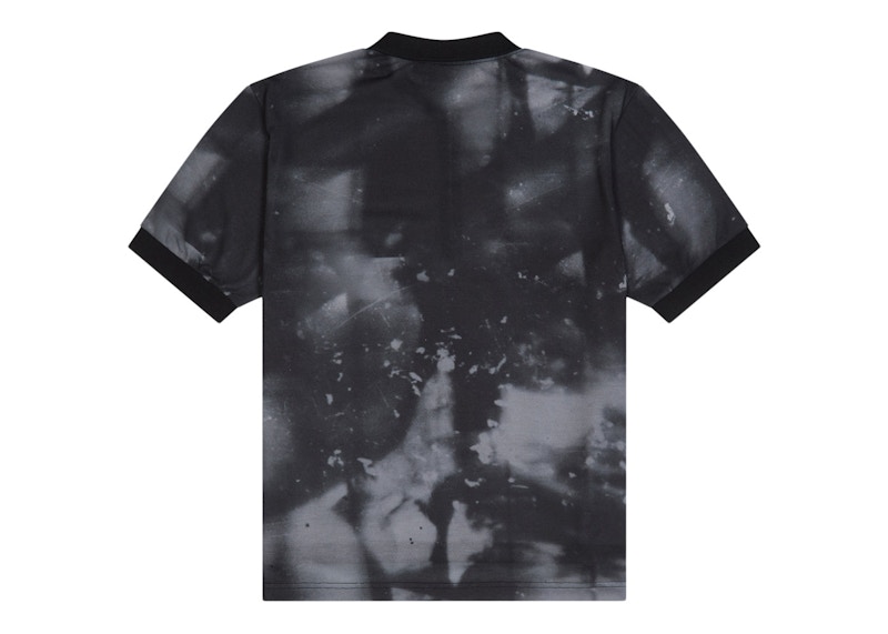 Trapstar Irongate HalfZip Polo Shirt Grey Tie Dye Men's SS23 US