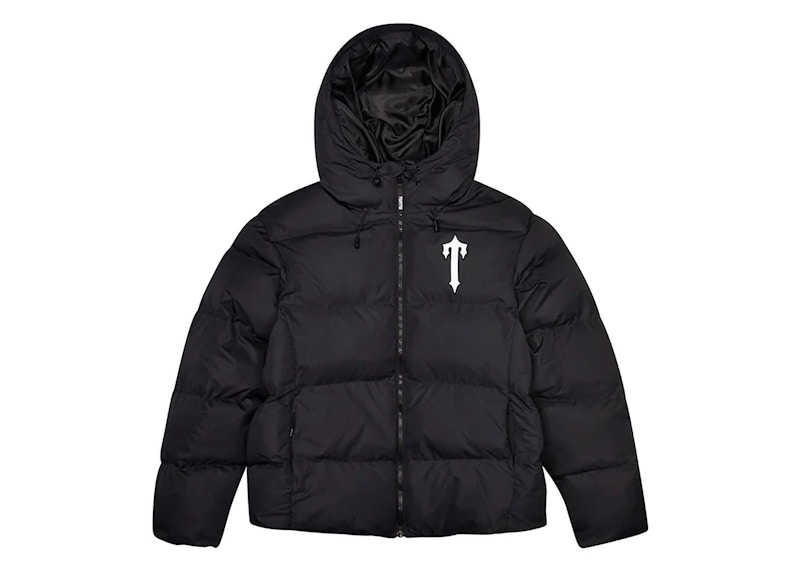 Trapstar Irongate Hooded Puffer Jacket Black Men's - FW24 - US