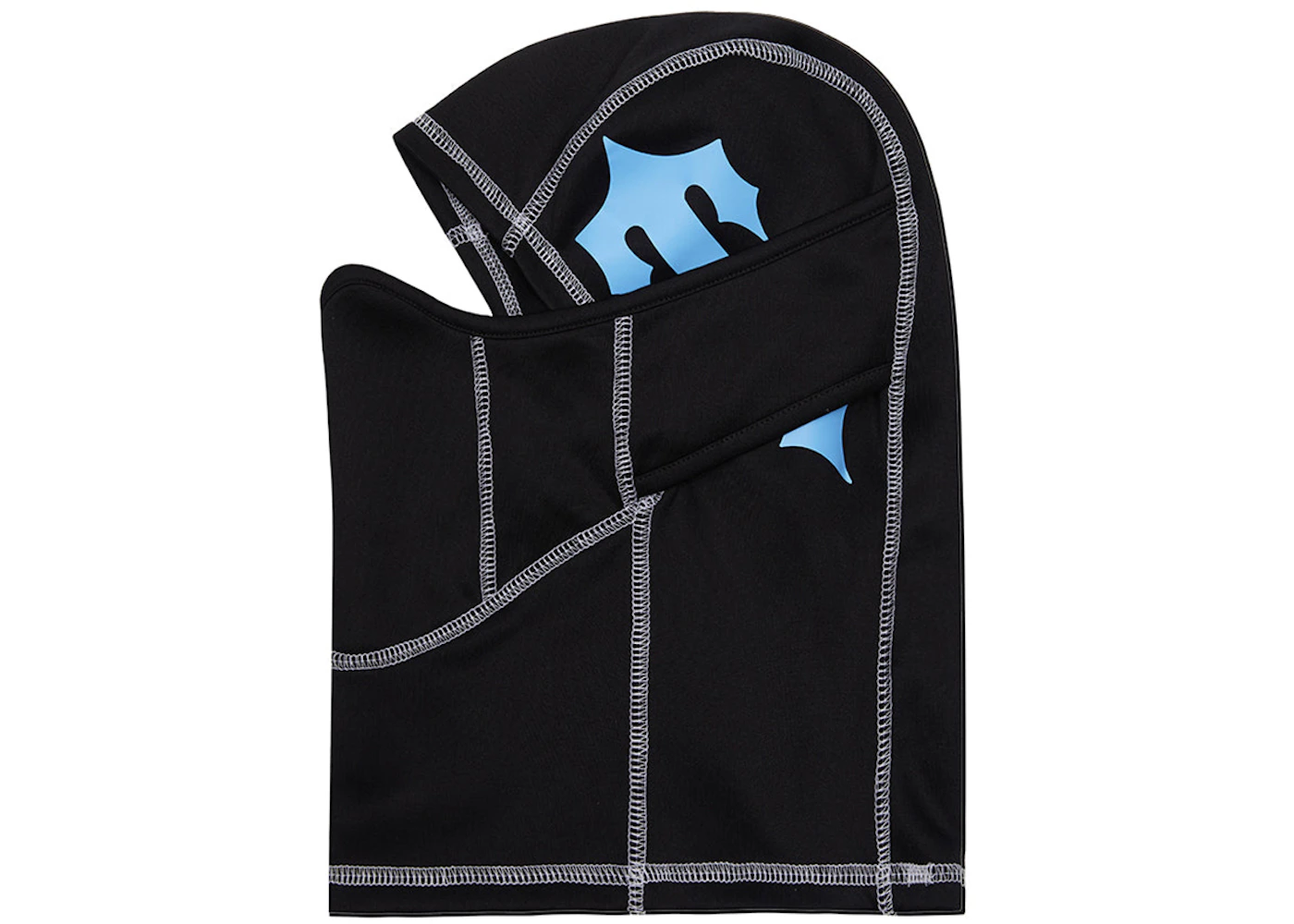 FACE MASK BALACLAVA HOOLIGANS NINJA WHITE BLUE MILLIONAIROS - Foto 3