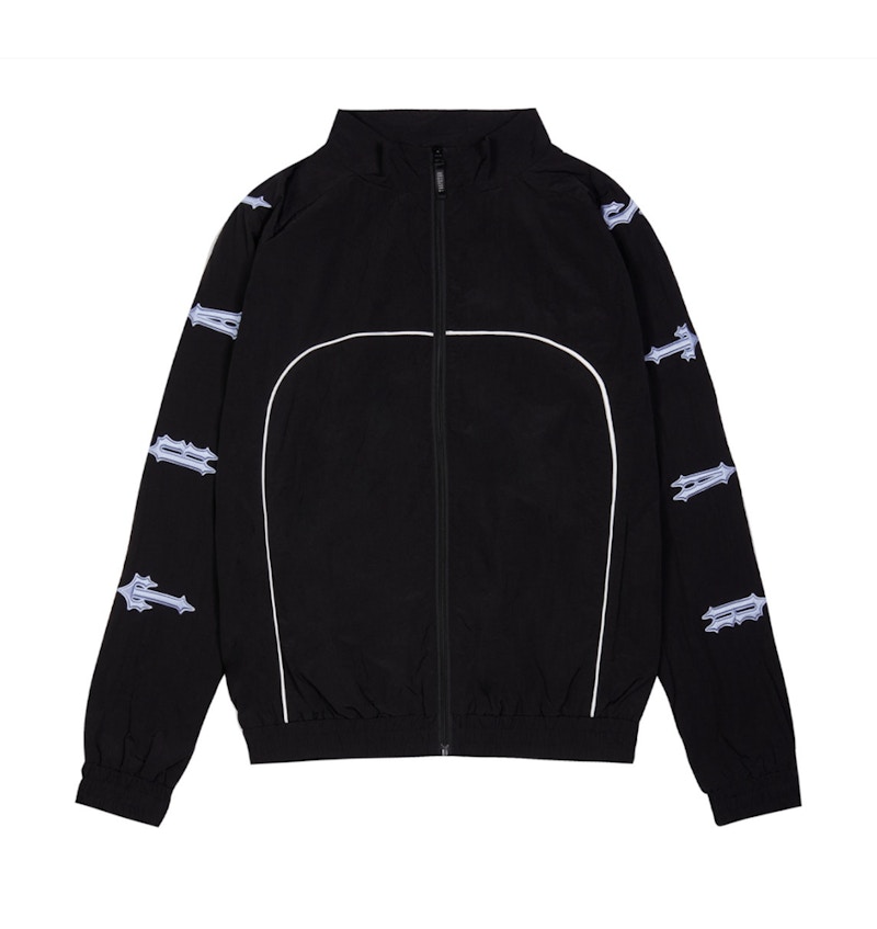 Trapstar Irongate Shell Track Top 2 Black/Cashmere Blue FW22 CN