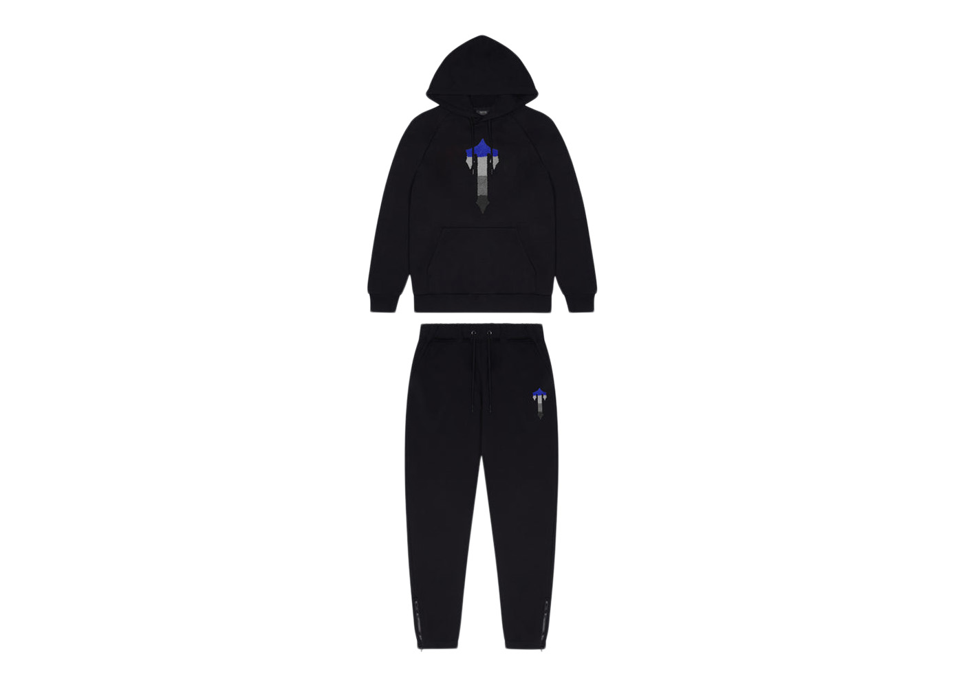 Trapstar Irongate T Chenille Tracksuit Black Ice Edition Men's 