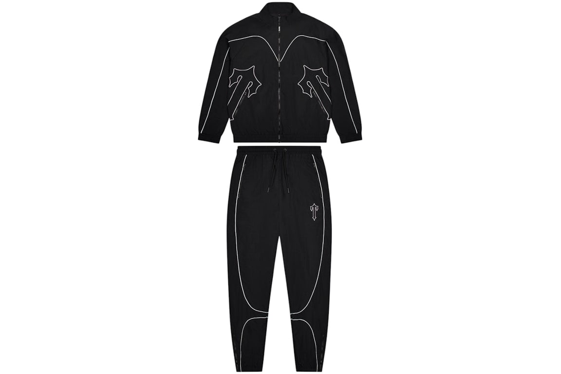 Trapstar Irongate T Panel Shell Tracksuit Black Men's - FW24 - US