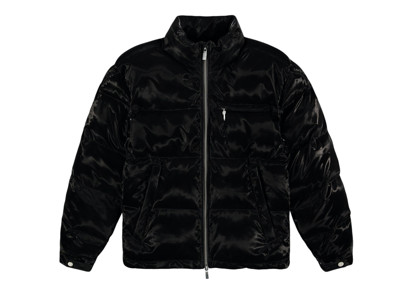 Trapstar Irongate T Puffer Jacket Shiny Black Men's - SS23 - US