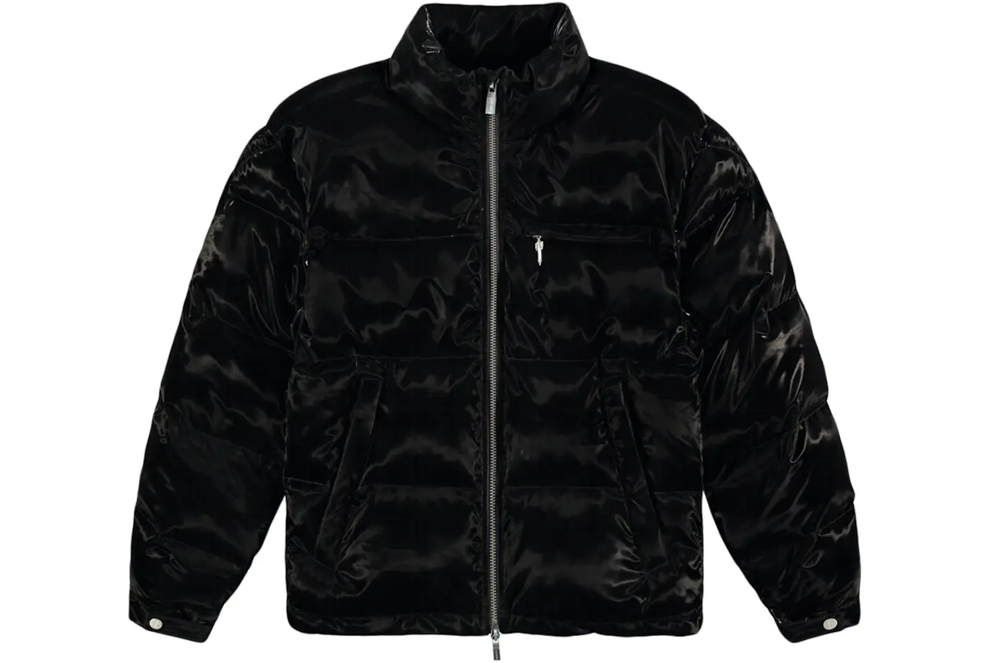 Trapstar Irongate T Puffer Jacket Shiny Black Men's - SS23 - US