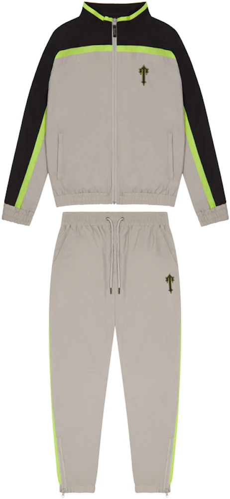 Trapstar Irongate T Shellsuit Grey/Lime Men's - FW22 - US