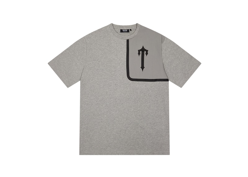 Trapstar Irongate T Tech Zip T-Shirt Grey Men's - SS23 - US