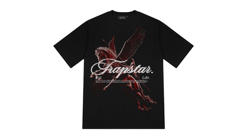 Trapstar Knight Tee Black Men's - FW25 - US