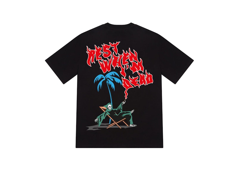 Trapstar Rest When I'M Dead Tee Black/Multi Men's GB