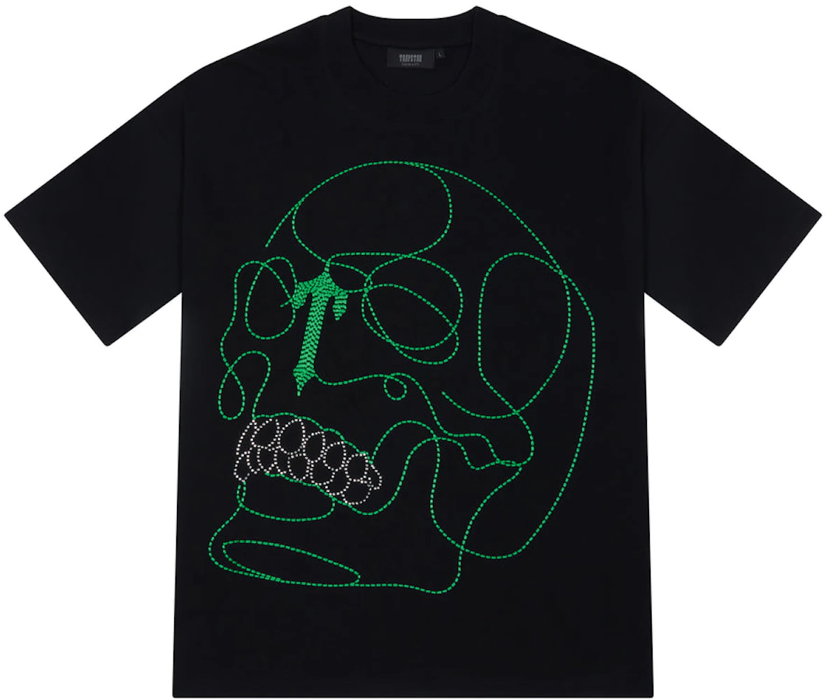 Trapstar Rider Embroidery T-shirt Black Men's - FW22 - US