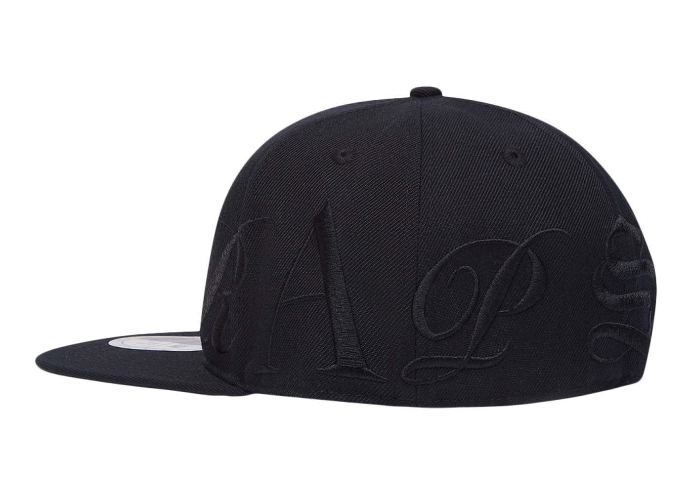 Trapstar Script Fitted Cap Black Edition Men's - SS23 - US