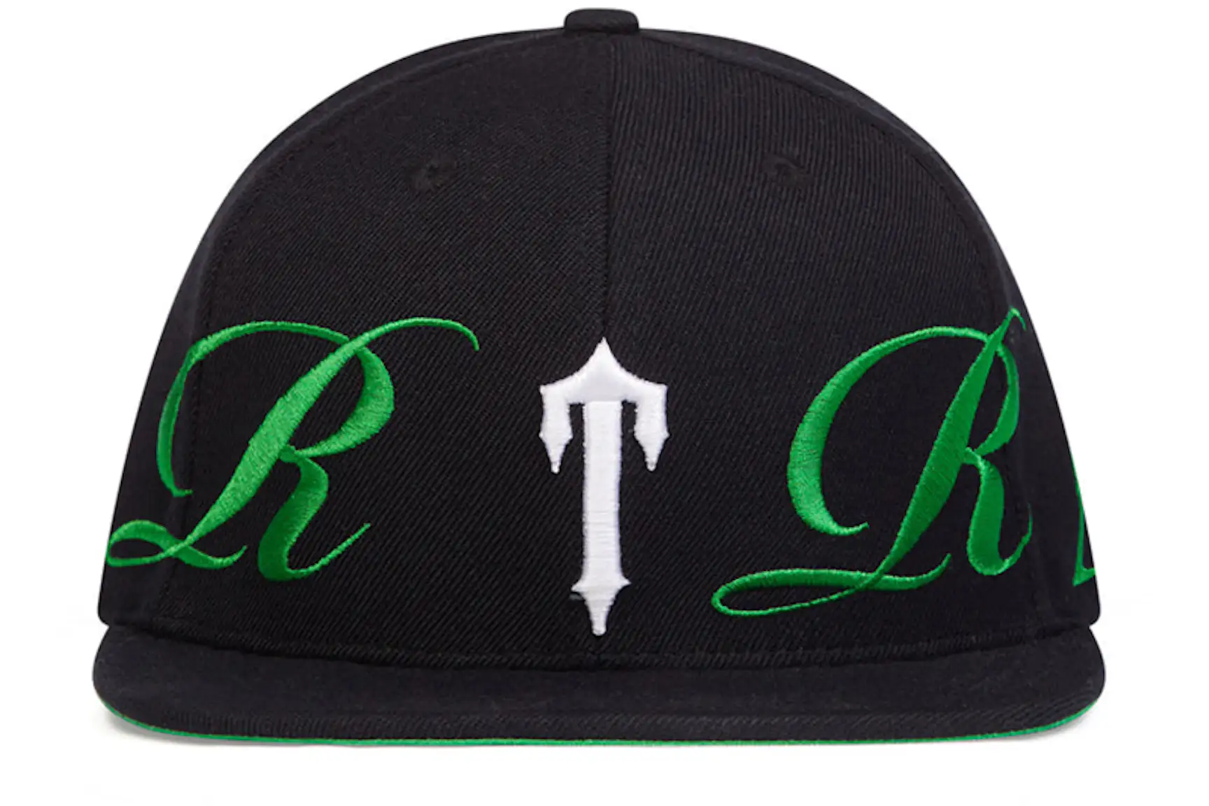 Trapstar Script Fitted Cap Black/Green - SS23 - CN