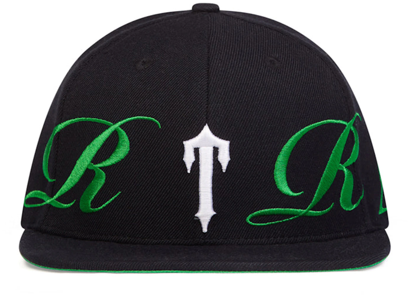 Trapstar Script Fitted Cap Black/Green - SS23 - GB