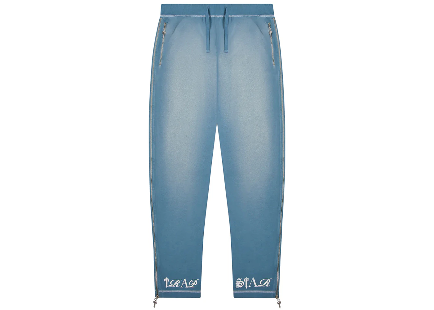 Trapstar Script Jogger Pants Light Denim Blue Men's - FW23 - US