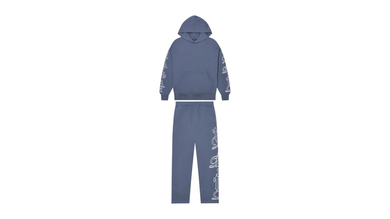 Trapstar Script Tracksuit Blue
