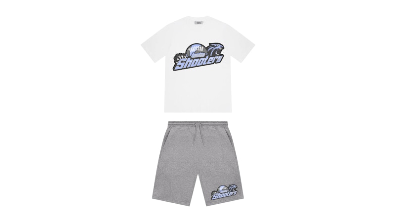 Trapstar Shooters 2.0 Shorts Set White/Ice Men's - SS25 - GB