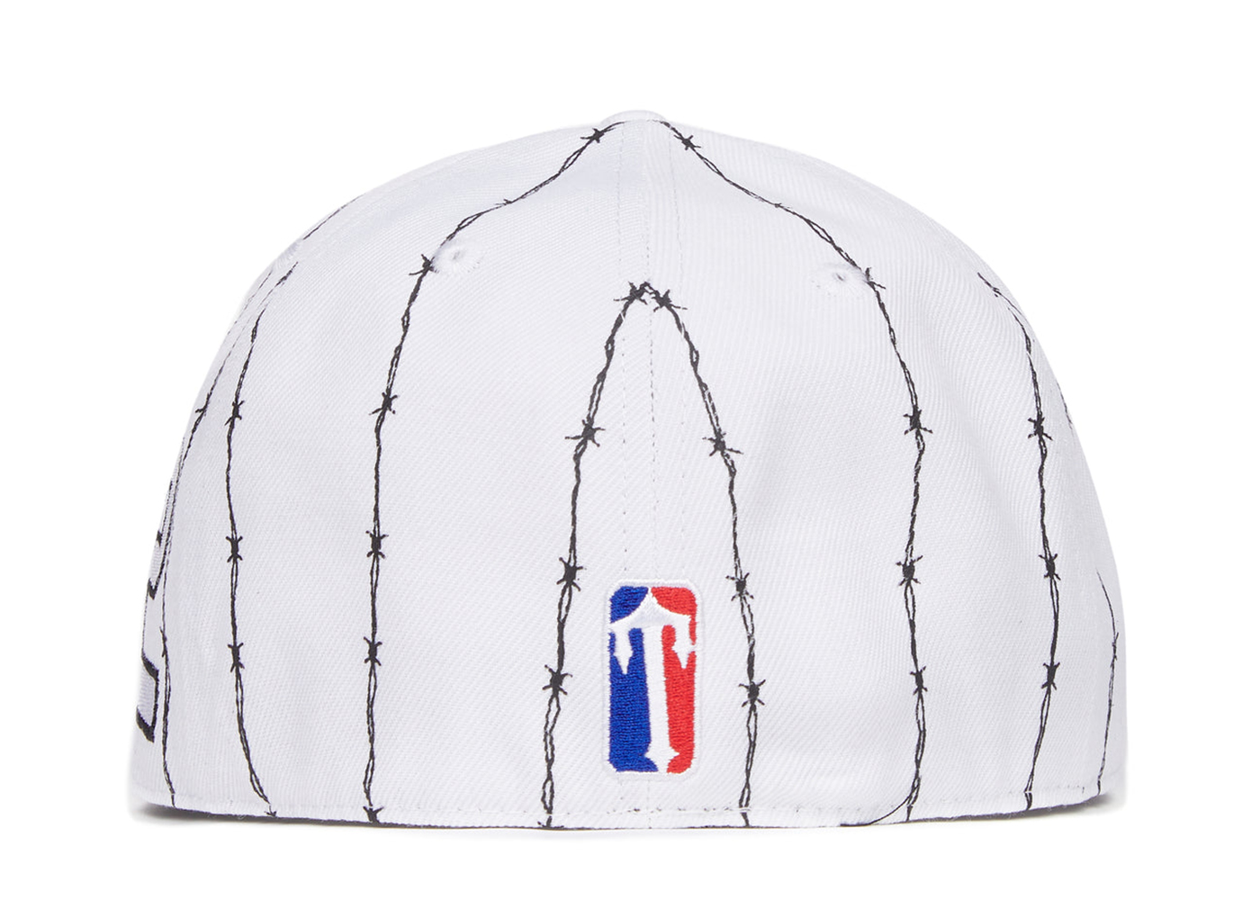 Trapstar Shooters Barbed Wire Fitted Cap White/Blue - SS23 - JP