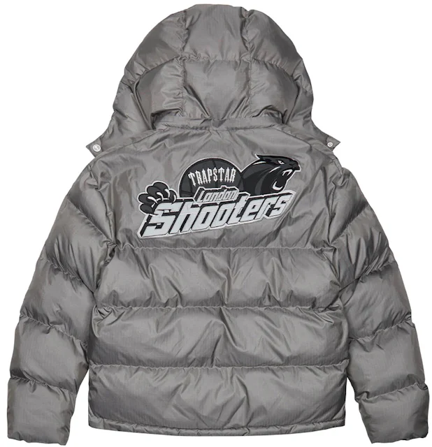 Trapstar Shooters Hooded Puffer Grey