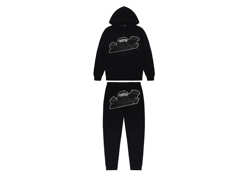 Trapstar Shooters Hooded Tracksuit Blackout Edition Men s FW24 US