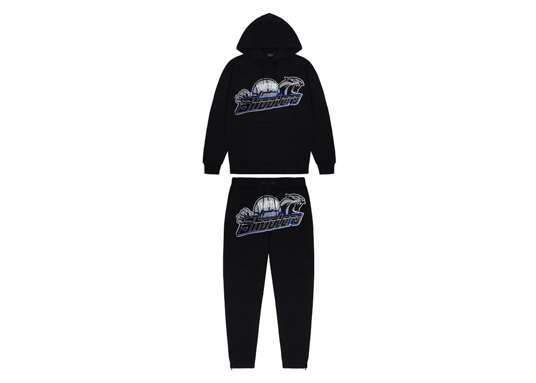 Pre-owned Trapstar Shooters Hoodie Tracksuit Black/blue