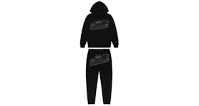Trapstar Shooters Hoodie Tracksuit Black Monochrome Edition