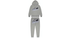Trapstar Shooters Hoodie Tracksuit Grey/Sky Blue