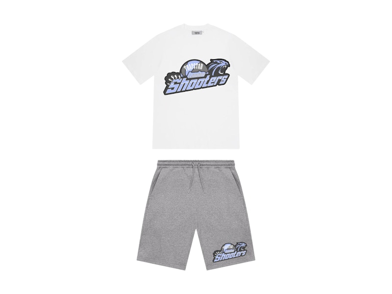 Trapstar Shooters Short Set White/Ice 2.0 Men's - SS25 - US