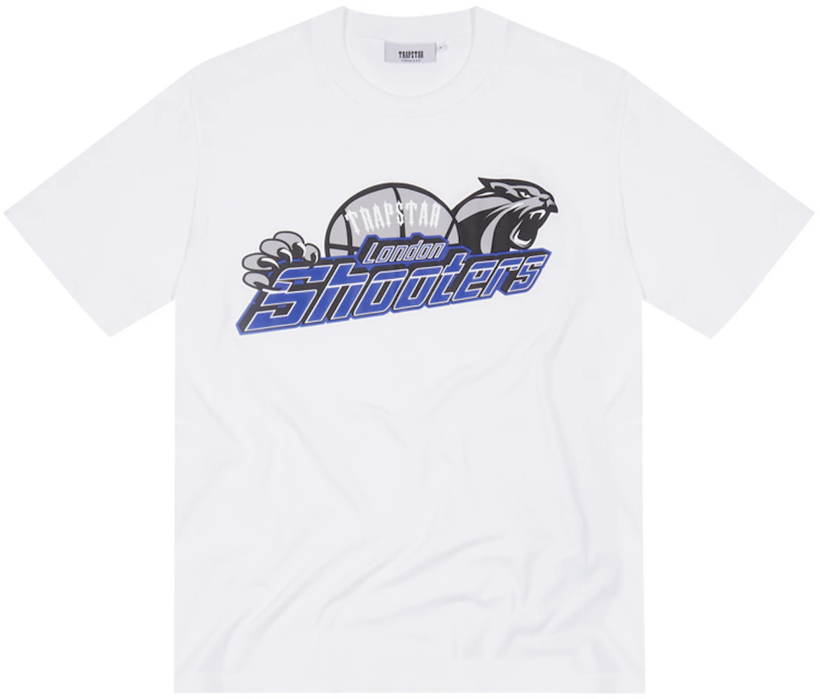Trapstar Shooters T-shirt White/Blue Men's - FW22 - US