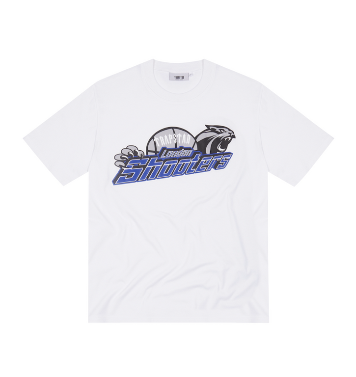 Pre-owned Trapstar Shooters T-shirt White/blue