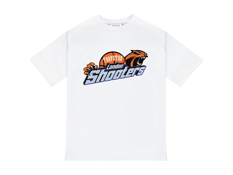 Tシャツ・カットソー TRAPSTAR SHOOTERS LEAGUE2.0 Tee Trapstar Shooters T-shirt White/Blue Men's - FW22 - US