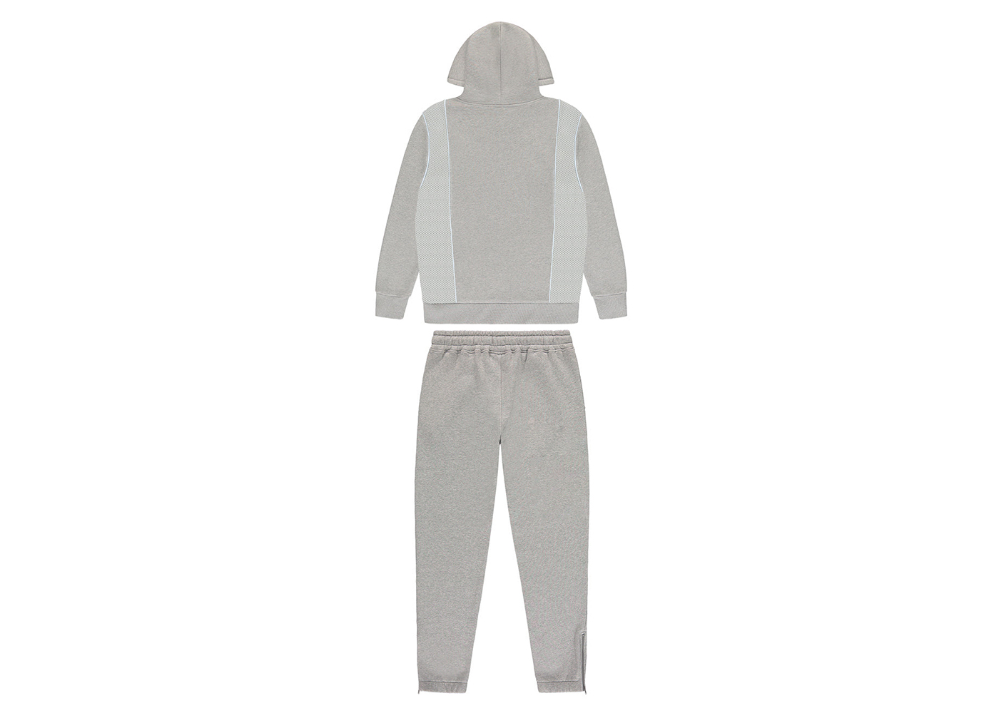 Trapstar Shooters Technical Hoodie Tracksuit Grey/Blue