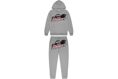 Trapstar Shooters Tracksuit Grey/Pink Men's FW24 US