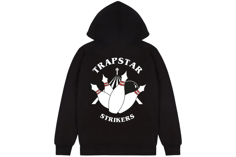 Trapstar Strikers Hoodie Black