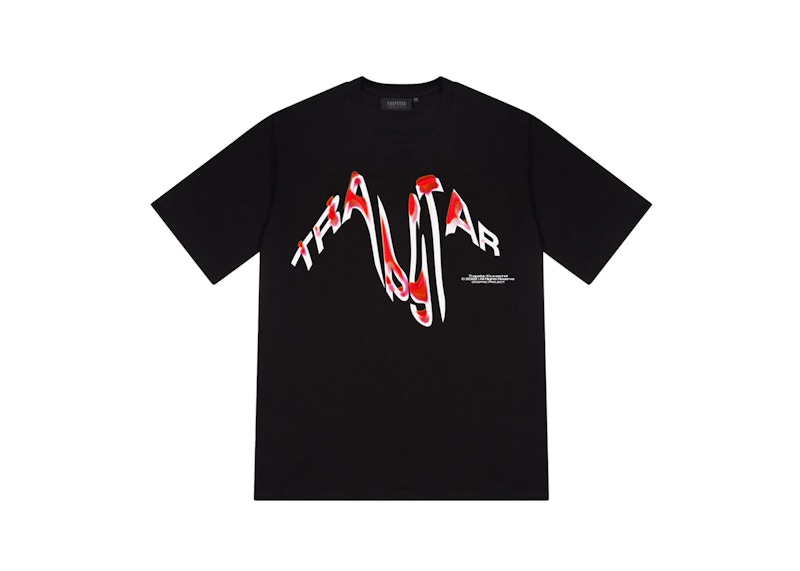 Trapstar Trapstar Distortion Tee Black/Infrared Men's SS23 GB