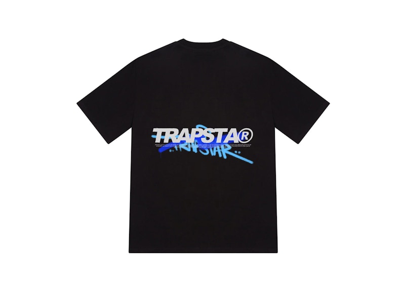 Trapstar Trespass Tee Black/White/Blue CN