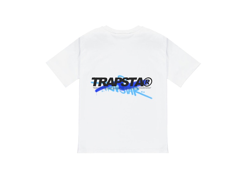 Trapstar Trespass Tee White/Black/Blue Men's US