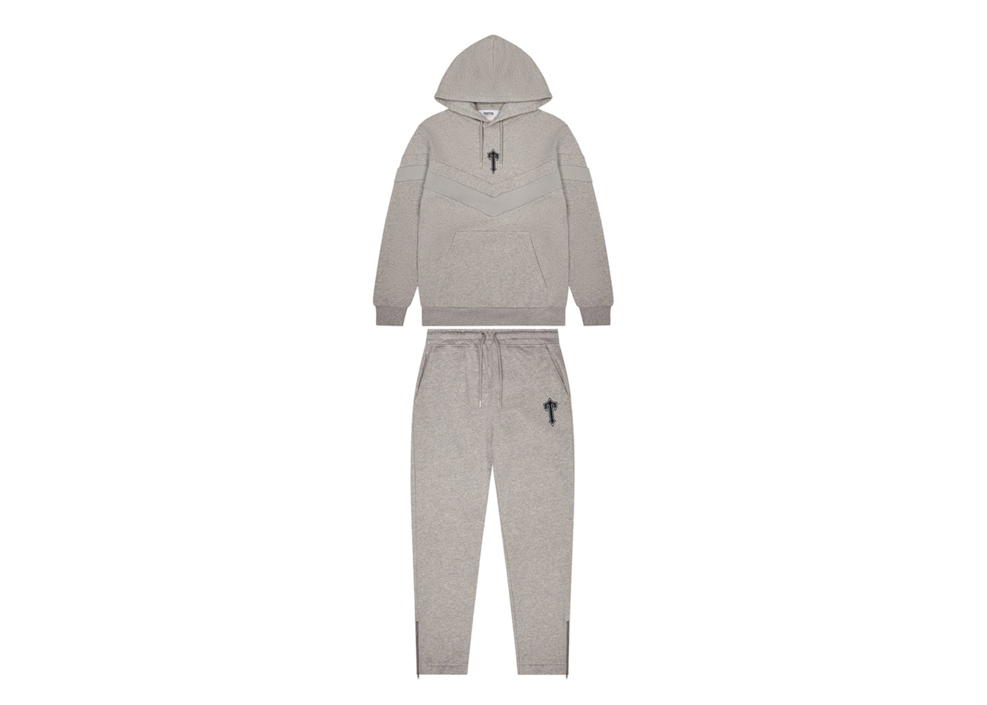 Trapstar V Stripe Hoodie Tracksuit Grey/Cashmere Blue メンズ