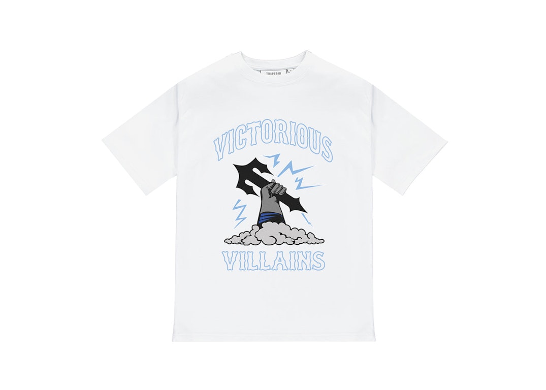Pre-owned Trapstar Victorious Villains Tee White
