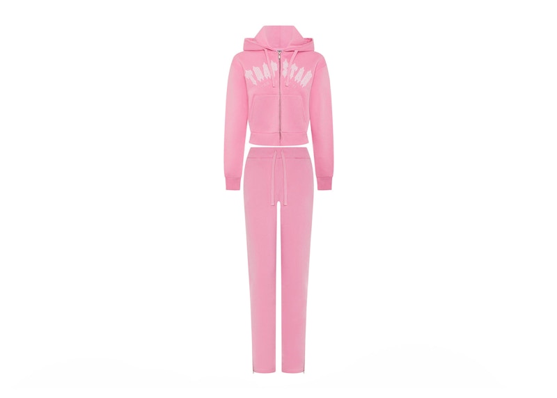 Trapstar Women's Irongate Chenille Tracksuit Pink - FW24 - JP