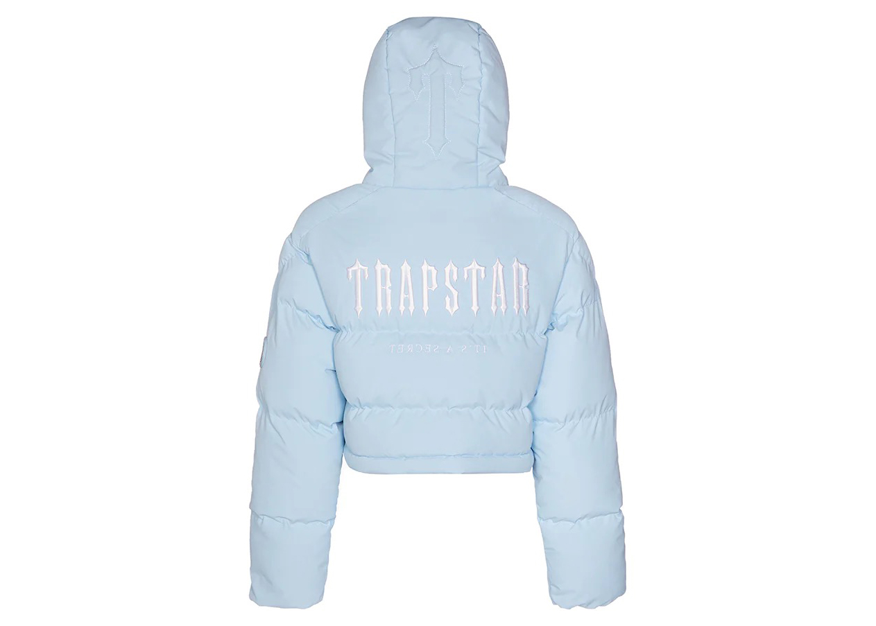Trapstar Women's Decoded 2.0 Hooded Puffer Ice Blue Men's - FW22 - US