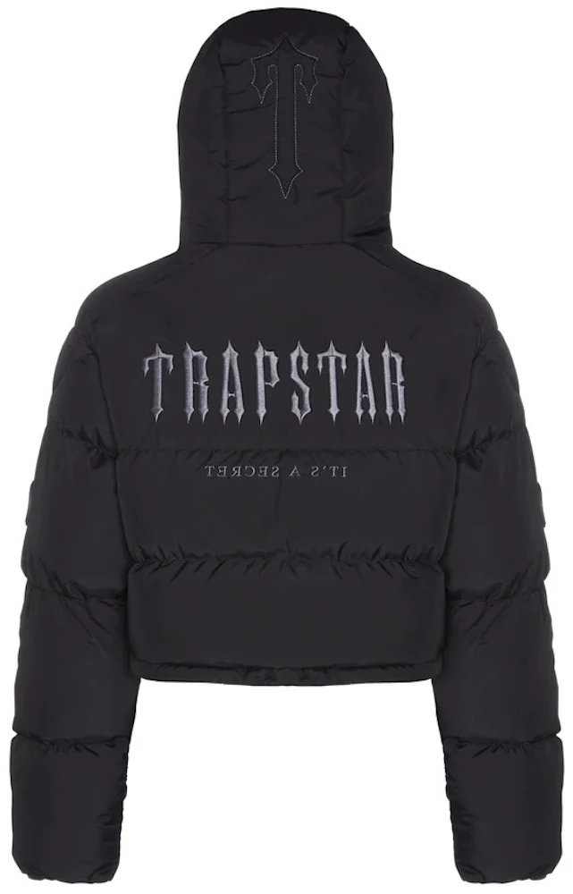 Trapstar Women's Decoded 2.0 Hooded Puffer Jacket Black - FW22 Men's - US