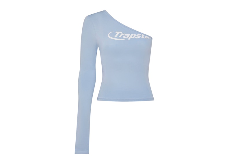 Trapstar Women's Hyperdrive One Shoulder Top Cashmere Blue SS23 US