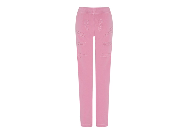 Trapstar Women's Irongate Split Leg Jogging Bottoms Washed Pink