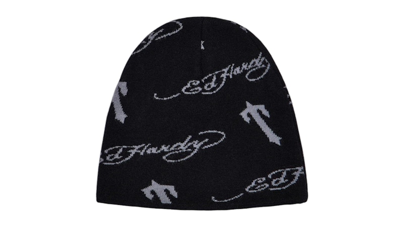 Ed Hardy unknown uk HIPHOP ブラック ビーニー Ed Hardy unknown uk HIPHOP ブラック ビーニー Ed Hardy