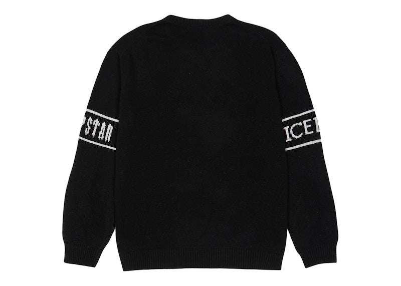 Trapstar x Iceberg Knitted Popeye Sweater Black Men's - SS23 - US