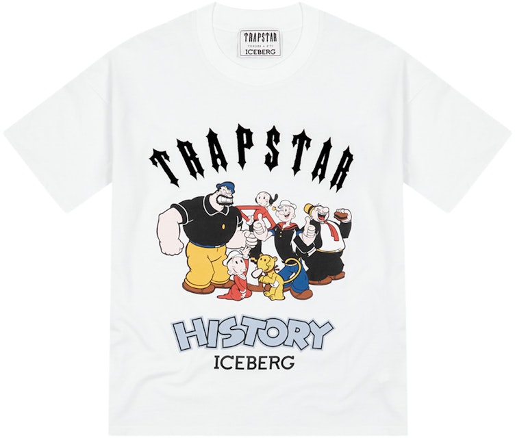 Trapstar x Iceberg Popeye Chenille + Print Oversized T-shirt - SS23 Men's -