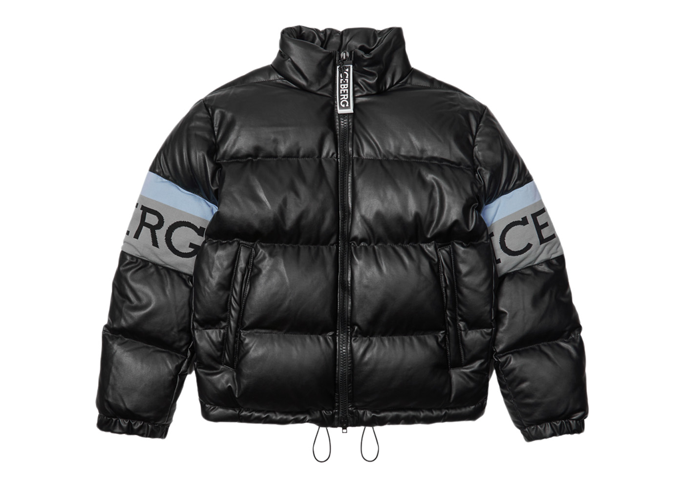Trapstar x Iceberg Puffer Jacket (With 18Ct Rose Gold Pendant) Black