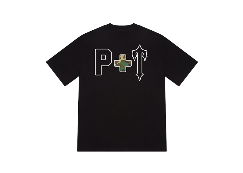 Trapstar x Places + Faces 2.0 Tee Black/Camo Men's US